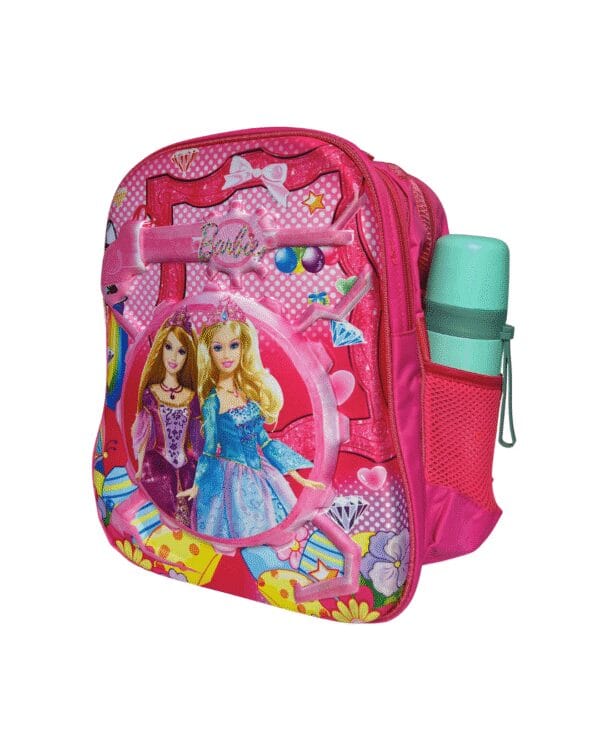 Barbie 3D Pink School Bag for Girls