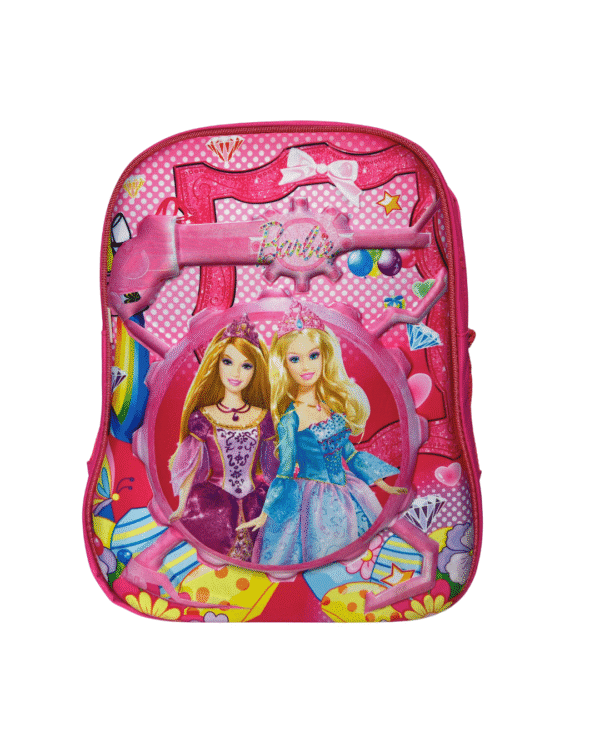 Barbie 3D Pink School Bag for Girls
