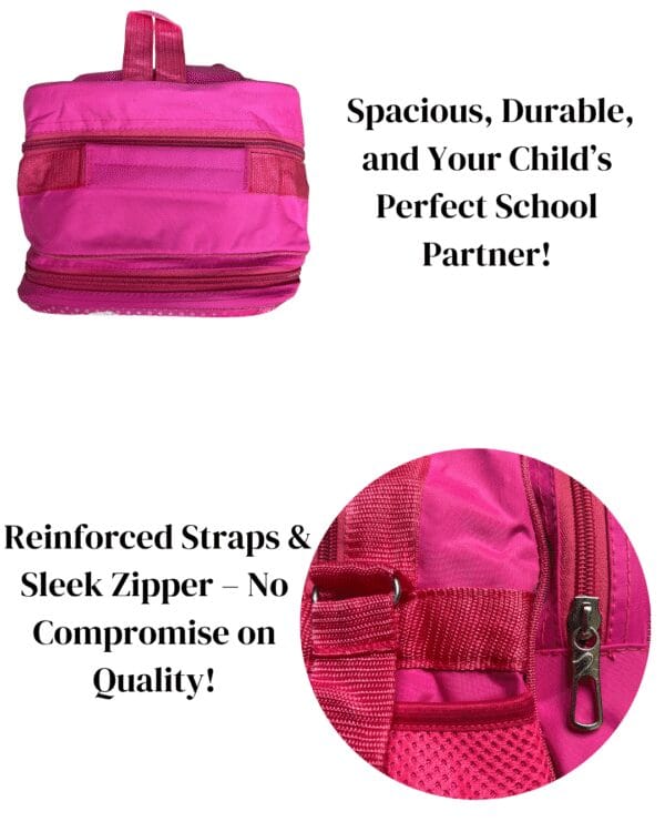 Barbie 3D Pink School Bag for Girls