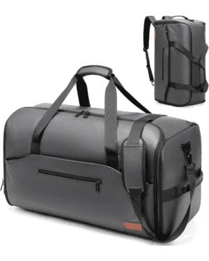 1 Garment Duffle Bags for Travel, Convertible with Shoe Compartment,3 in 1 Waterproof Travel Bag with Shoulder Strap for Men Women