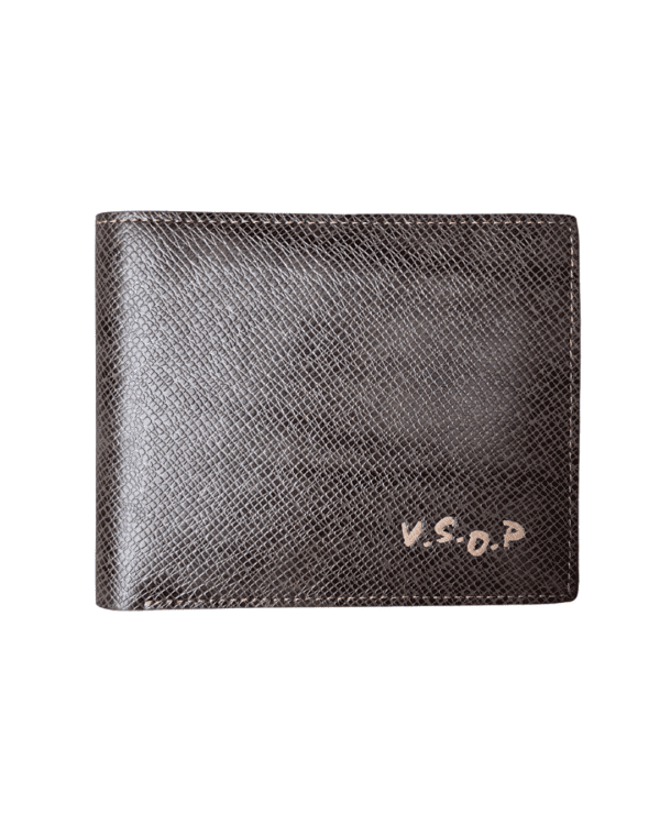 V.S.O.P Obsidian Brown Leather Wallet 