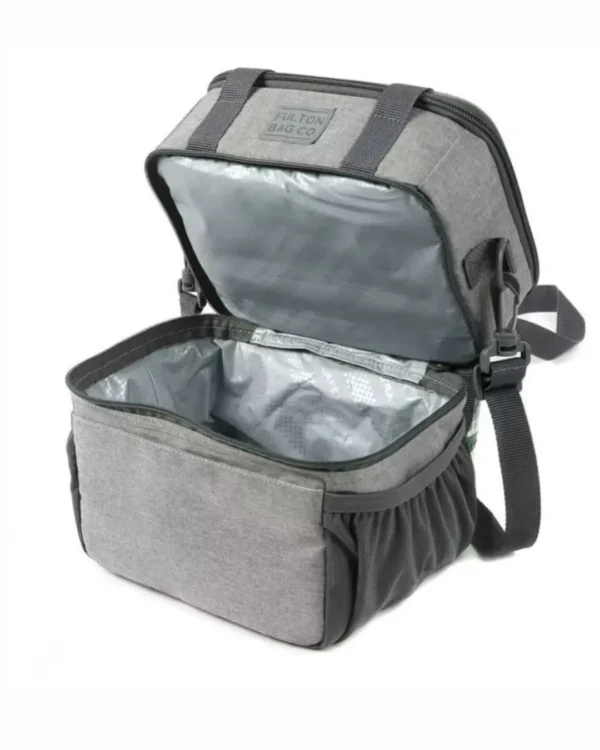Griffin Gray Jumbo Dual Compartment Lunch Box + Free Lunch Box Strap