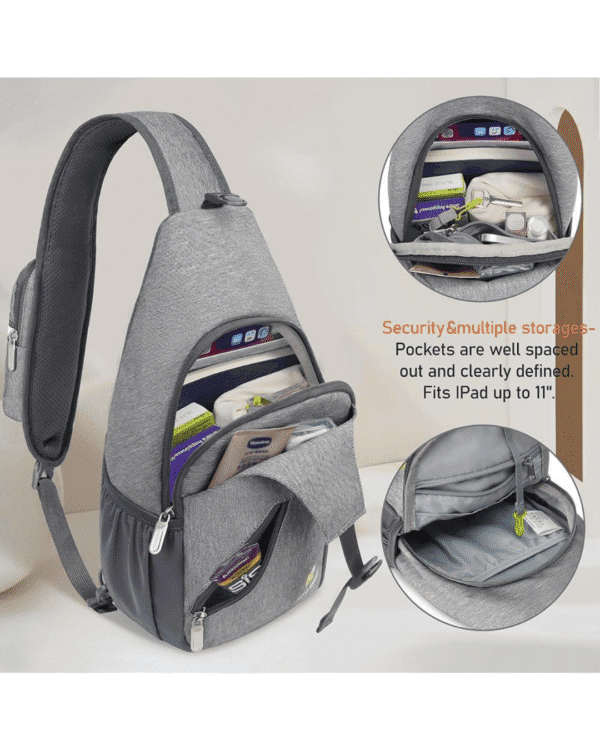 NEVO RHINO Crossbody Sling Backpack Cross Body Bag For Travel Hiking Daypack