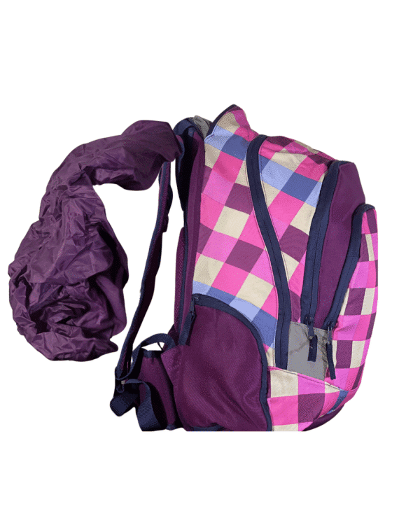 Magenta Cruise BackPack With Raincoat