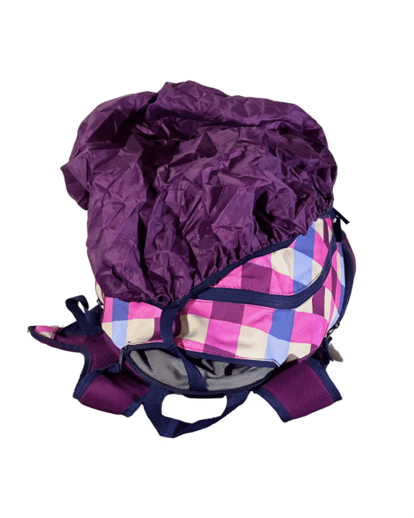 Magenta Cruise BackPack With Raincoat