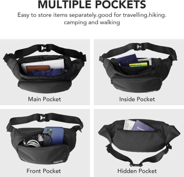 71Xq5iF5++L._AC_SL1500_ FREETOO Waist Bag for Outdoor